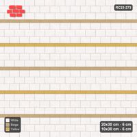 Interlock (Pasco) 20x30 cm · RC23-273 · Course Stripes 20+10 3+1, Big Plain, Small Two-Tone - Golden Sand