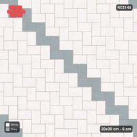 Interlock (Pasco) 20x30 cm · RC23-65 · Stepped Herringbone (3:2), Accent Diagonals