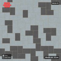 Interlock (Pasco) 20x30 cm · RC23-72 · Stepped Herringbone (3:2), Soft Blend