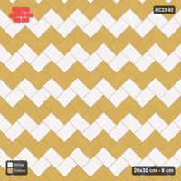 Interlock (Pasco) 20x30 cm · RC23-92 · Stepped Chevron (3:2), Chevron Stripes 1x