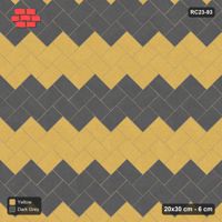 Interlock (Pasco) 20x30 cm · RC23-93 · Stepped Chevron (3:2), Chevron Stripes 2x