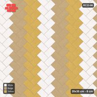 Interlock (Pasco) 20x30 cm · RC23-96 · Stepped Chevron (3:2), Three-Tone Chevron