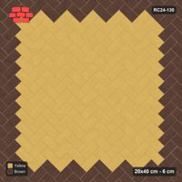Interlock (Pasco) 20x40 cm · RC24-130 · Herringbone 45, accent edge course - Harvest
