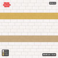 Interlock (Pasco) 20x40 cm · RC24-15 · Running bond 1/3 with feature bands