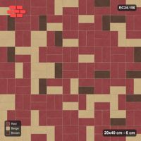 Interlock (Pasco) 20x40 cm · RC24-156 · Basketweave, tonal blend - Tuscany