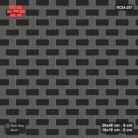 Interlock (Pasco) 20x40 cm · RC24-257 · Windmill with 10x10 Squares, H/V 2-Tone Rotated - Night Sky