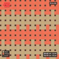 Interlock (Pasco) 20x40 cm · RC24-282 · Windmill with 10x10 Squares, Banded 3 Rows - Autumn