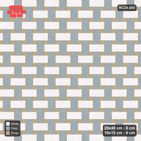 Interlock (Pasco) 20x40 cm · RC24-283 · Windmill with 10x10 Squares, 3-Tone + Kerb - Coastal