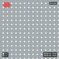 Interlock (Pasco) 20x40 cm · RC24-284 · Windmill with 10x10 Squares, 2-Tone Rotated - Salt & Pepper