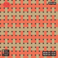 Interlock (Pasco) 20x40 cm · RC24-296 · Windmill with 10x10 Squares, Banded 2 Rows + Kerb - Autumn
