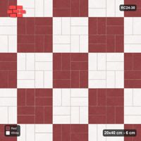 Interlock (Pasco) 20x40 cm · RC24-30 · Basketweave with block checker