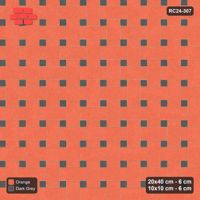 Interlock (Pasco) 20x40 cm · RC24-307 · Windmill with 10x10 Squares, 2-Tone - Ember