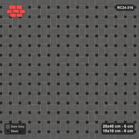 Interlock (Pasco) 20x40 cm · RC24-316 · Windmill with 10x10 Squares, 2-Tone + Kerb - Night Sky