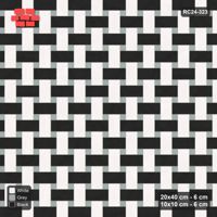 Interlock (Pasco) 20x40 cm · RC24-323 · Windmill with 10x10 Squares, 3-Tone + Kerb - Tuxedo