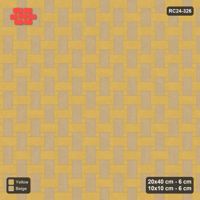 Interlock (Pasco) 20x40 cm · RC24-326 · Windmill with 10x10 Squares, H/V 2-Tone + Kerb - Desert Sun