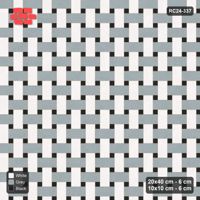 Interlock (Pasco) 20x40 cm · RC24-337 · Windmill with 10x10 Squares, 3-Tone Rotated - Tuxedo
