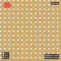 Interlock (Pasco) 20x40 cm · RC24-342 · Windmill with 10x10 Squares, 3-Tone - Golden Sand