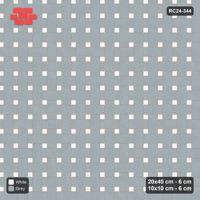 Interlock (Pasco) 20x40 cm · RC24-344 · Windmill with 10x10 Squares, 2-Tone - Salt & Pepper