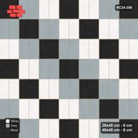 Interlock (Pasco) 20x40 cm · RC24-356 · Stacked Columns with Diagonal Slab Inlays - Tuxedo