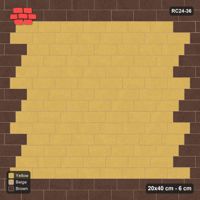 Interlock (Pasco) 20x40 cm · RC24-36 · Running bond 1/4 with accent edge course
