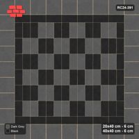 Interlock (Pasco) 20x40 cm · RC24-391 · Stacked Columns Field with Slab Border and Plank Border - Night Sky