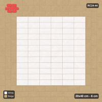 Interlock (Pasco) 20x40 cm · RC24-44 · Stack field, triple stretcher border