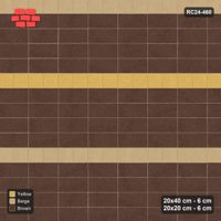 Interlock (Pasco) 20x40 cm · RC24-460 · 4+1 Plank+Square Courses, Stack - Harvest Gold