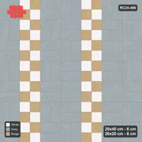 Interlock (Pasco) 20x40 cm · RC24-466 · Basketweave, Column 20x20 Blocks - Coastal