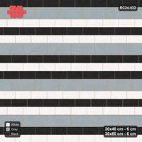 Interlock (Pasco) 20x40 cm · RC24-522 · Mixed Courses 3+1, Alternating 20x40 Courses