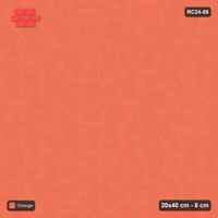 Interlock (Pasco) 20x40 cm · RC24-88 · Stack bond, solid colour - Coral