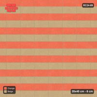 Interlock (Pasco) 20x40 cm · RC24-89 · Stack bond, alternating courses - Clay Court