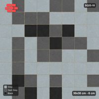 Interlock (Pasco) 30x30 cm · SQ33-10 · Stack bond, soft tonal blend
