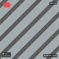 Interlock (Pasco) 30x30 cm · SQ33-100 · Diagonal Course Stripes