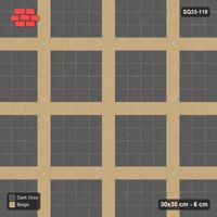 Interlock (Pasco) 30x30 cm · SQ33-110 · Plaza Grid Every 5 Courses