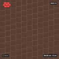 Interlock (Pasco) 30x30 cm · SQ33-14 · Quarter-bond running, vertical courses