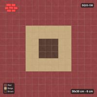 Interlock (Pasco) 30x30 cm · SQ33-156 · Central Square Medallion