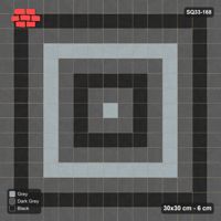 Interlock (Pasco) 30x30 cm · SQ33-168 · Tonal Rings