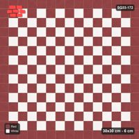Interlock (Pasco) 30x30 cm · SQ33-172 · Single Course Border with Checker Field