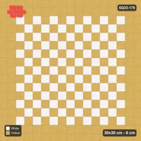 Interlock (Pasco) 30x30 cm · SQ33-178 · Double Course Border with Checker Field