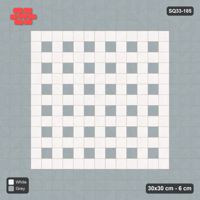 Interlock (Pasco) 30x30 cm · SQ33-185 · Triple Course Border with Accent Squares Field