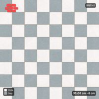Interlock (Pasco) 30x30 cm · SQ33-2 · Stack bond, unit checkerboard