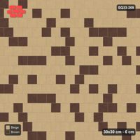 Interlock (Pasco) 30x30 cm · SQ33-208 · Running Bond Tonal Blend