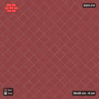 Interlock (Pasco) 30x30 cm · SQ33-218 · Diagonal Stack in Kerb Frame