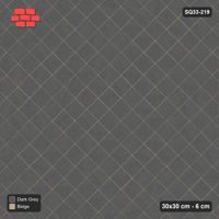 Interlock (Pasco) 30x30 cm · SQ33-219 · Diagonal Stack in Kerb Frame