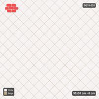 Interlock (Pasco) 30x30 cm · SQ33-220 · Diagonal Stack in Kerb Frame