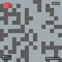 Interlock (Pasco) 30x30 cm · SQ33-223 · Stack Bond Tonal Blend