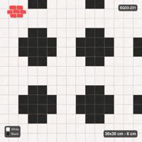 Interlock (Pasco) 30x30 cm · SQ33-231 · Stepped Diamond Field