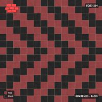 Interlock (Pasco) 30x30 cm · SQ33-234 · Zigzag Chevron Stripes