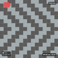 Interlock (Pasco) 30x30 cm · SQ33-236 · Zigzag Chevron Stripes