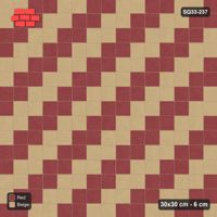 Interlock (Pasco) 30x30 cm · SQ33-237 · Diagonal Stripe Bands